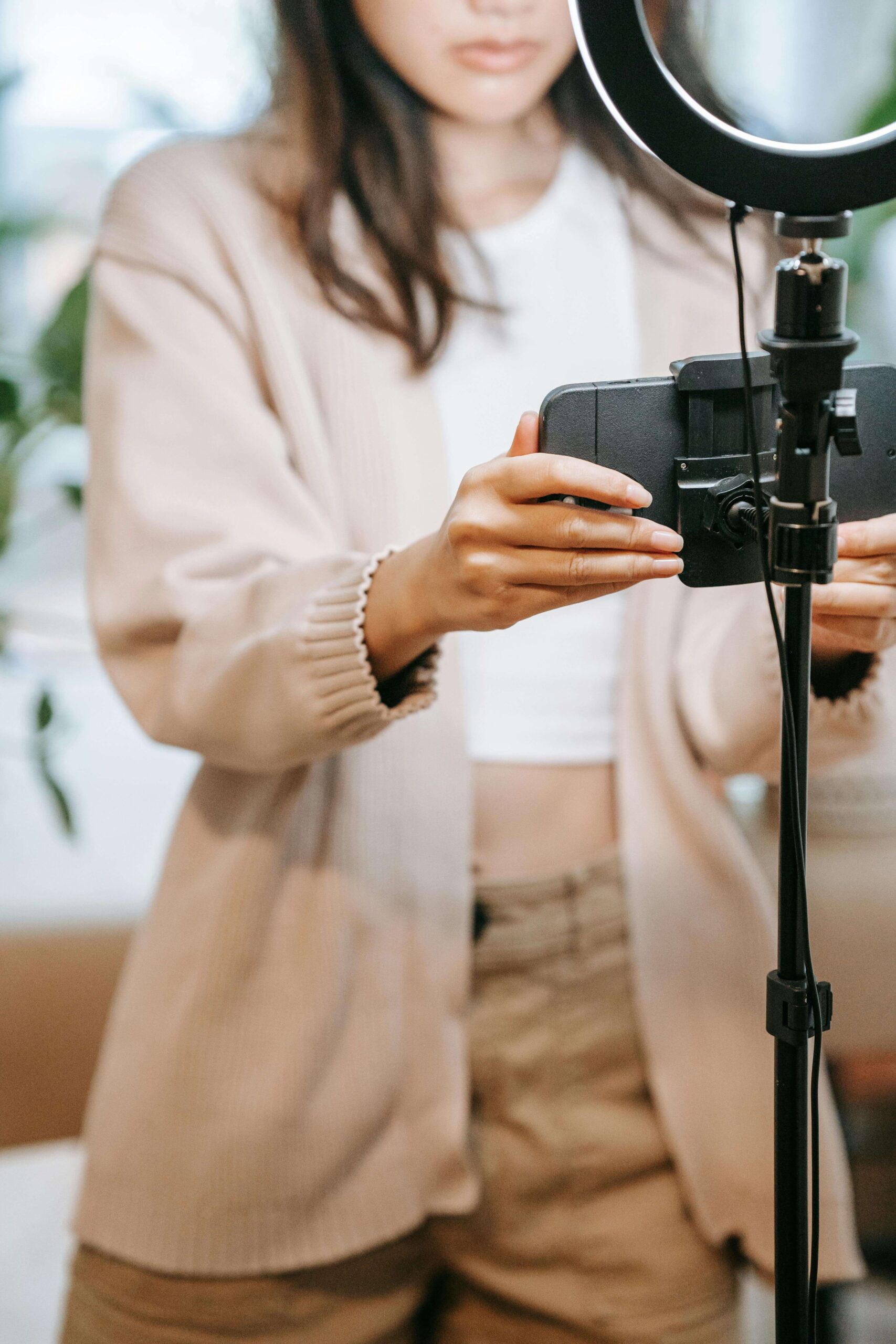 ring light filming